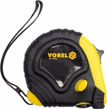 Nastro avvolgibile 10 m x 25 mm giallo - nero
