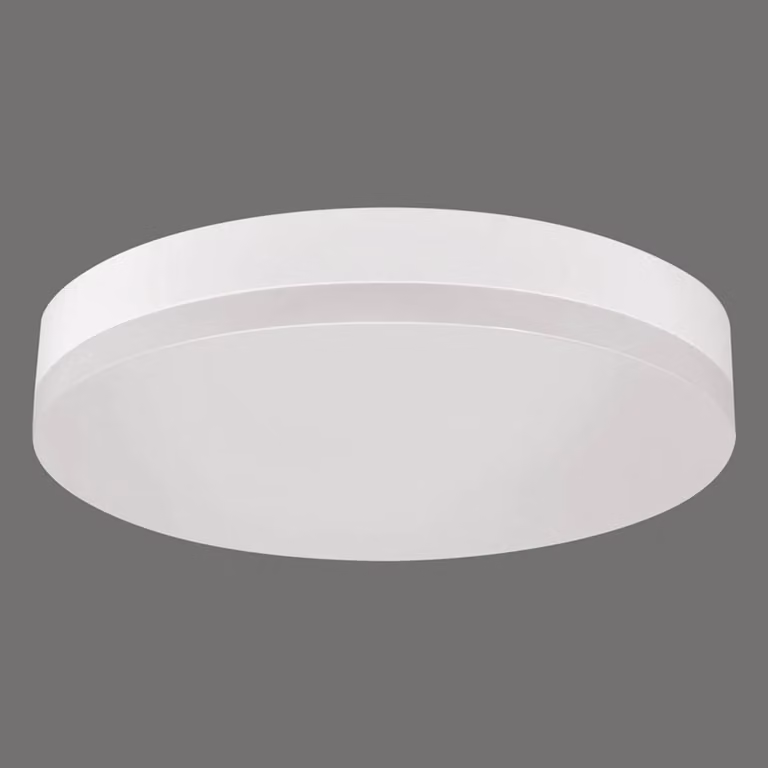 ACB ILUMINACIÓN Plafoniera Madison, Bianco / Opale, Bagno, Plastica, Moderno, Plafoniera
