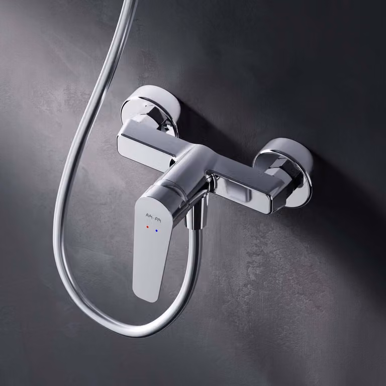 AM.PM Miscelatore per doccia Miscelatore monocomando per doccia Miscelatore cromato Miscelatore per doccia Miscelatore per bagno Rubinetto Miscelatore per bagno Doccia