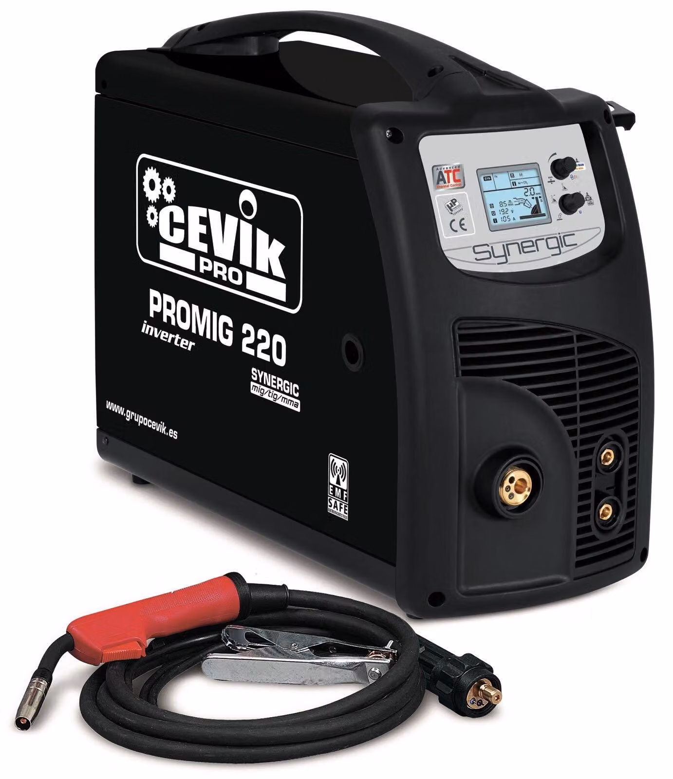 Saldatrice - Potenza: 220 W - Peso: 21,7 kg - Multiprocesso MIG, MMA, TIG