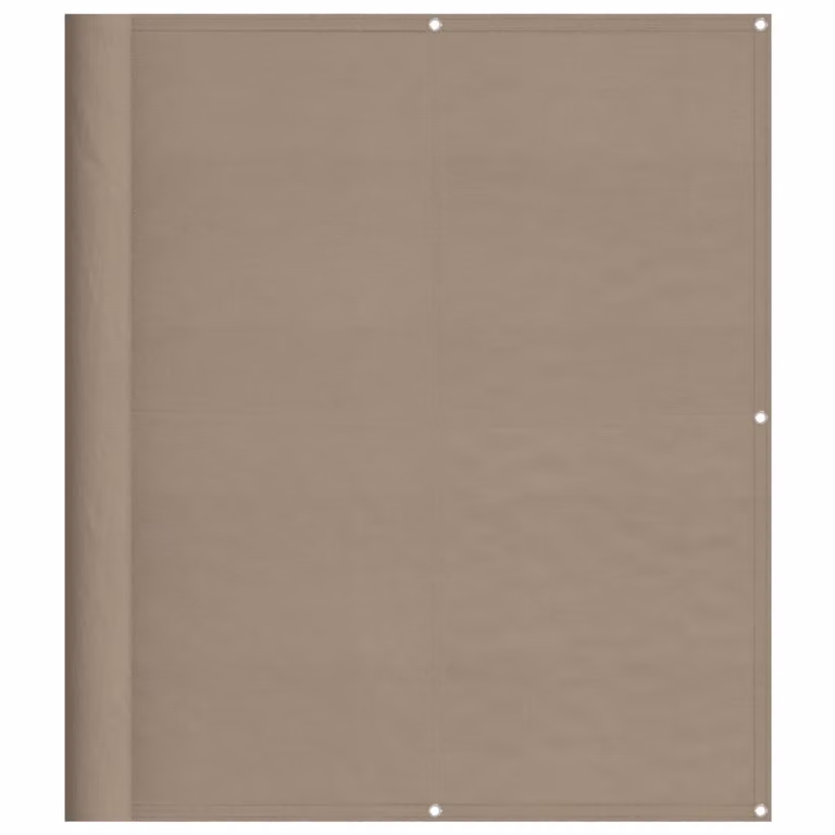 Paravento da Balcone Tortora 120x700 cm 100% Poliestere Oxford