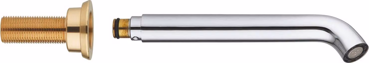 Bocca di erogazione Grohe 48638 proiezione 180 mm con mousseur cromo