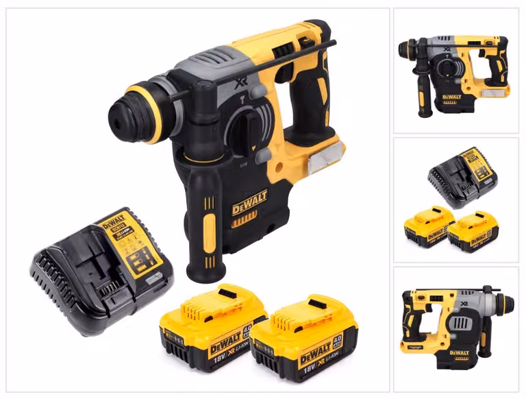 Martello combinato a batteria DeWalt DCH 273 M2 18 V 2,1 J SDS Plus Brushless + 2x batteria ricaricabile 4,0 Ah + caricatore