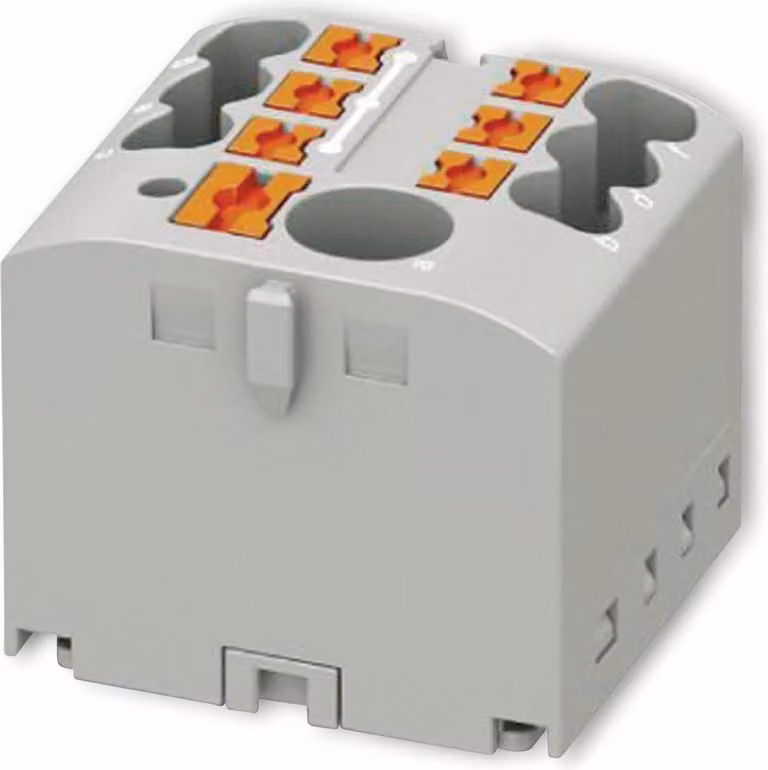 Blocco di distribuzione PHOENIX CONTACT, 3273330, PTFIX 6/6X2,5 GY