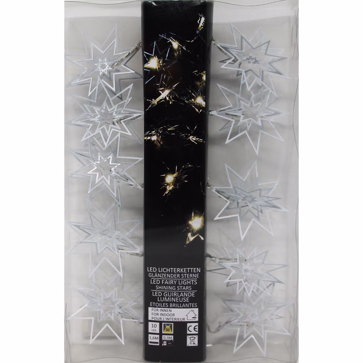 Luci fiabesche Blauth con 10 LED Stella 3D 10 set nel colore bianco