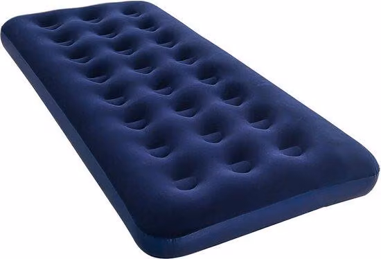 Materasso gonfiabile - Materasso gonfiabile comfort - Compressore integrato - Materasso - Tenda - Attrezzatura da campeggio - Pernottamento