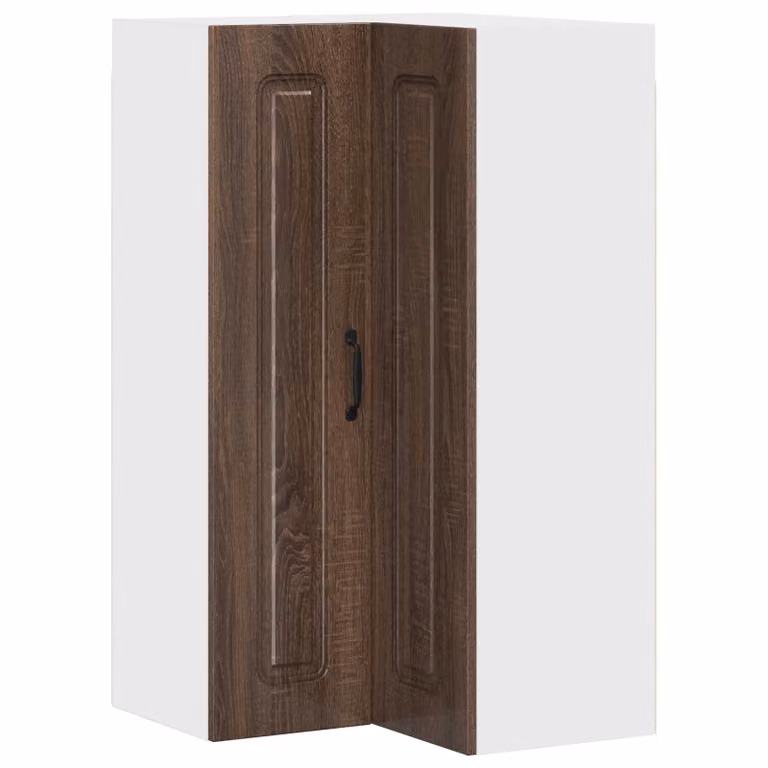 vidaXL Mobile Unità a muro per cucina Kalmar in Rovere Marrone, L: 57 cm, P: 57 cm, H: 100 cm