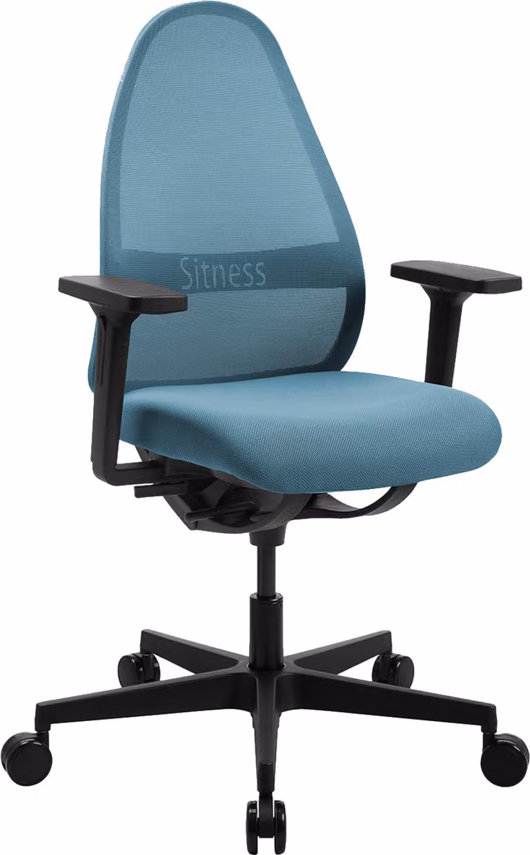 SOFT SITNESS ART sedia girevole SA50O2MX66 nero/blu