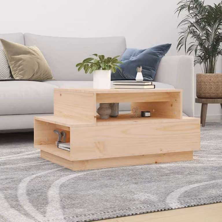 Maison Exclusive - Tavolino da salotto 80x55x40,5 cm in legno massello di pino
