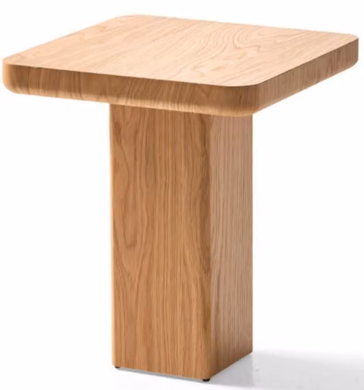 Soggiorno moderno, tavolino in legno, design minimalista, forma quadrata, comfort, nuovo
