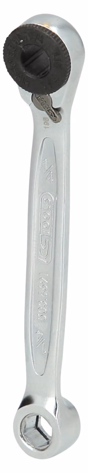 KS TOOLS GEARplus Mini-Bit-Umschalt-Ratschenringschlüssel 1/4"x1/4 (503.4691)