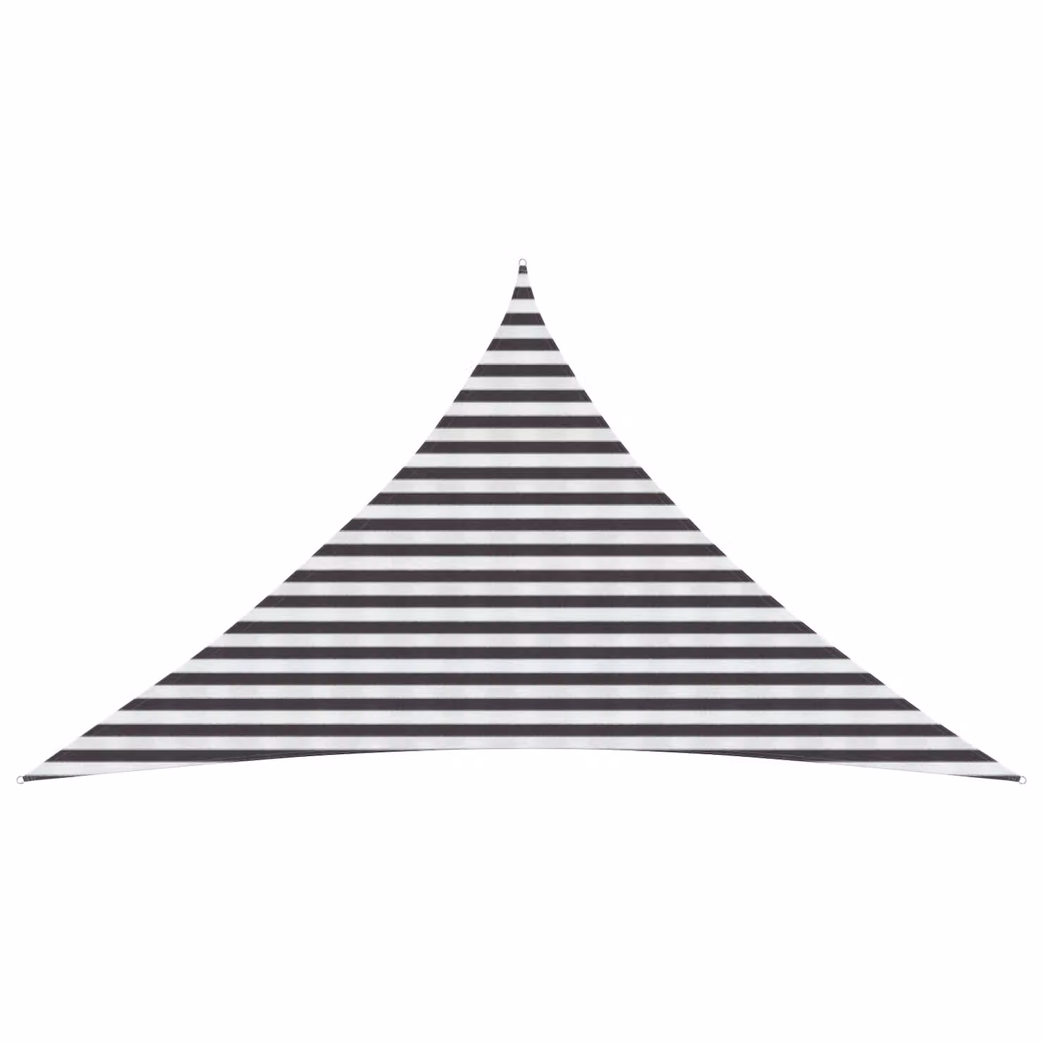 Telo Ombra Triangolare vidaXL in HDPE Antracite L/P/H: 3,5 x 3,5 x 4,9 m