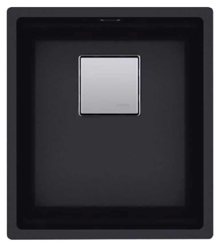 Franke lavello sottopiano Kubus 2 KNG 110-37 Fragranit+ Nero Opaco