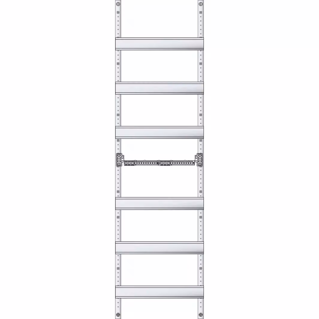 ABN BRAUN AG ABN ESPRO pannello di distribuzione (piatto) MFK16R 1x6 file con terminale a spina N+PE