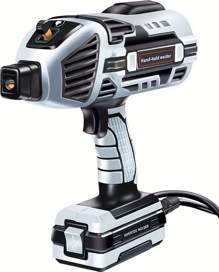 Dispositivo di saldatura portatile, mini inverter - potenza 140W - peso 2,9 kg - modello con elettrodi