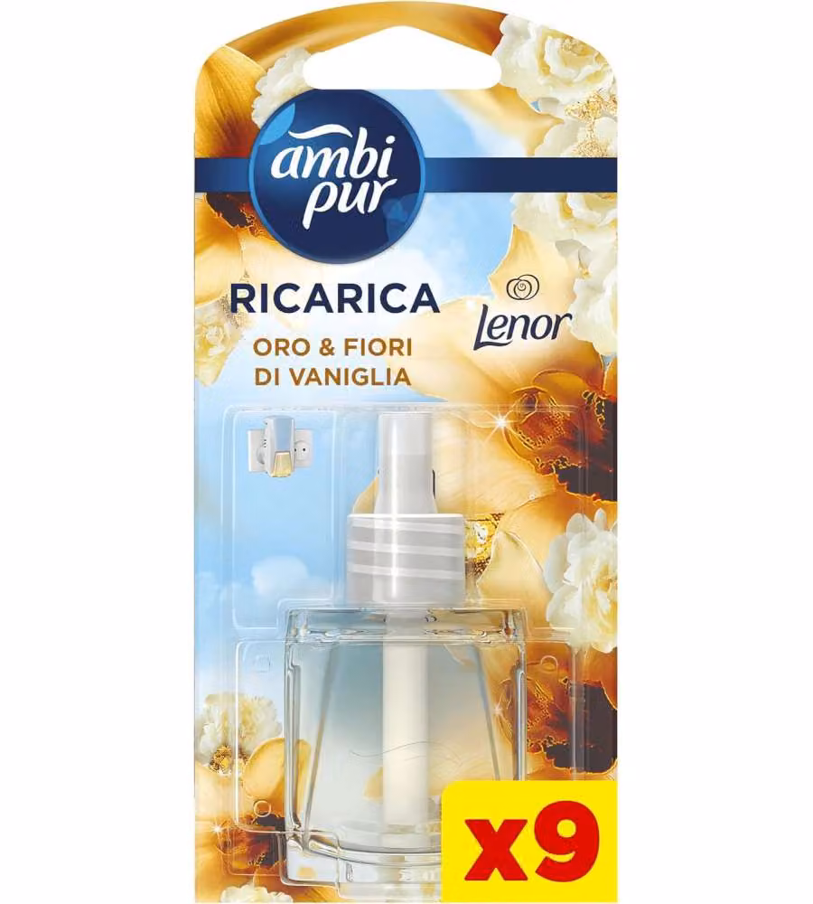 Ambi Pur Ricarica Diffusore Elettrico Oro e Fiori di Vaniglia 20 ml