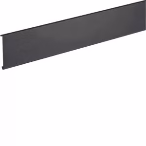 Parte superiore del canale di parapetto in lamiera d'acciaio per BRS con larghezza della parte superiore di 80 mm, nero grafite