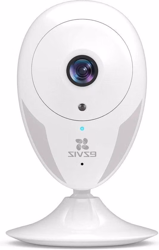 Telecamera WiFi da interno 1080p FHD con grandangolo da 135°, rilevamento di movimento e visione notturna