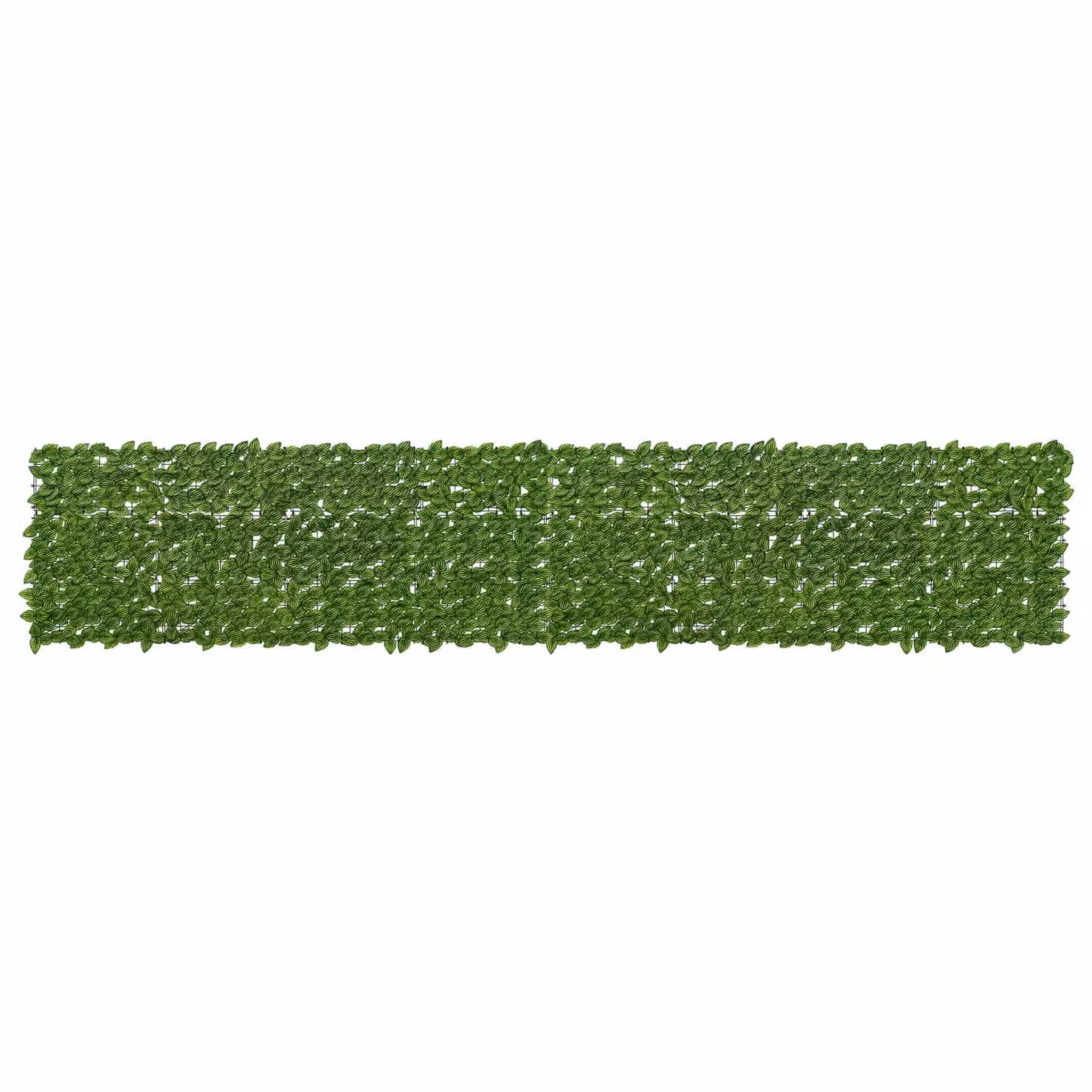 vidaXL Siepe artificiale per balcone con foglie Verde e Giallo L: 400 cm, H: 75 cm