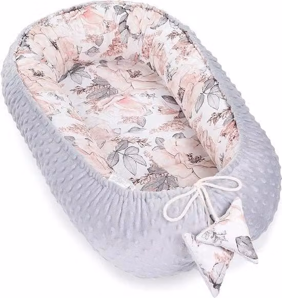 Babyculla Bumper Reiswieg 100% cotone Anti-allergico - culla portatile per bambini  Nest per neonati 90x50cm