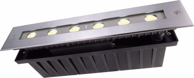 Deko-Light 730262 Lampada da incasso a pavimento Line II WW , argento