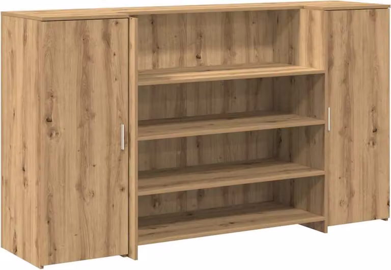 Banco Reception Rovere Artigianale 180x50x103,5cm in Truciolato