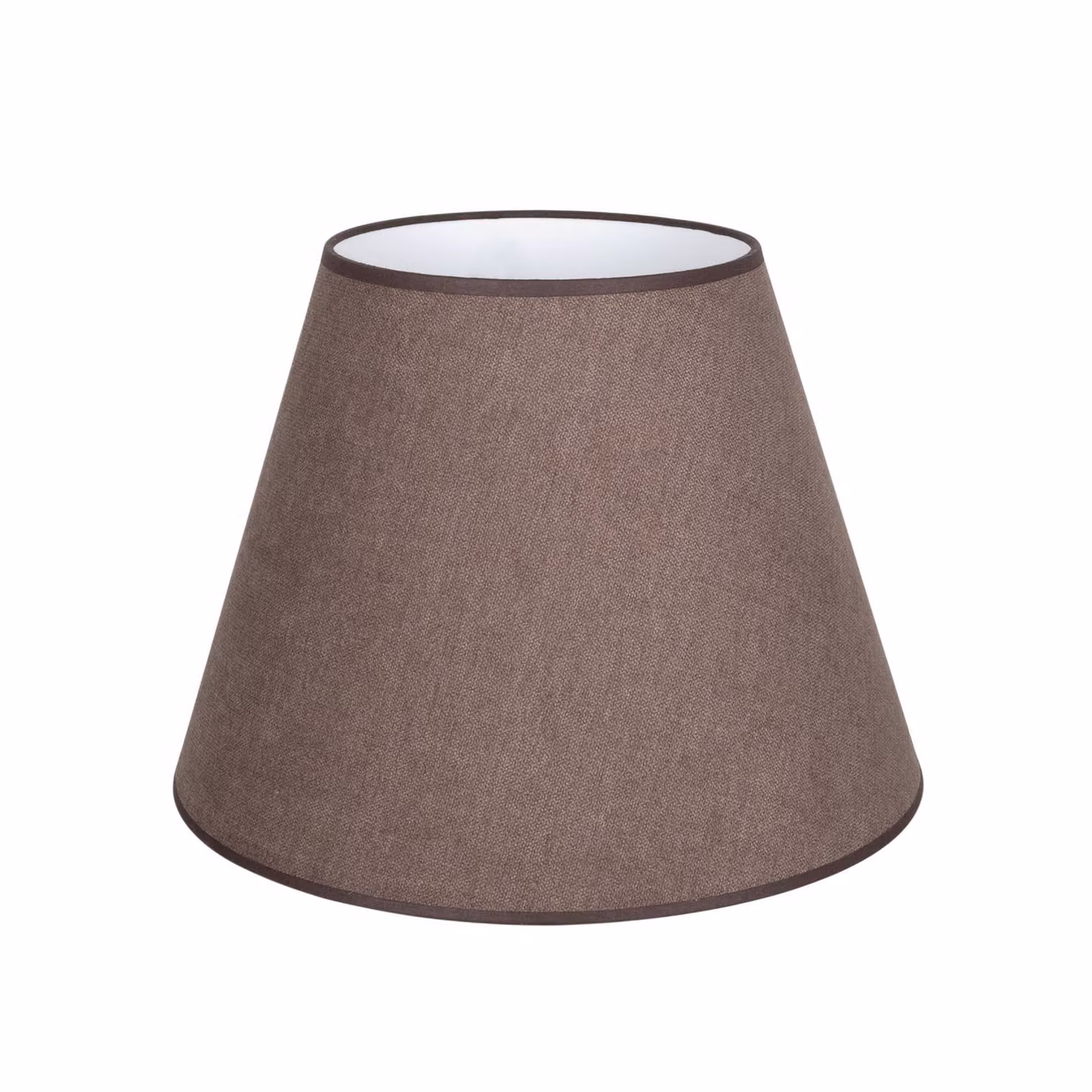 Paralume Cone, marrone, altezza 30 cm, tessuto Cone Duolla, Marrone / Ruggine, Tessuto / Stoffa / Seta