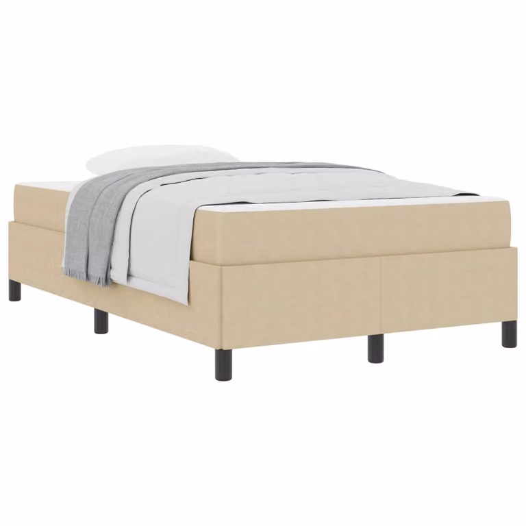 Struttura letto moderna vidaXL in tessuto e legno, L/P: 120 x 200 cm, disponibile in vari colori