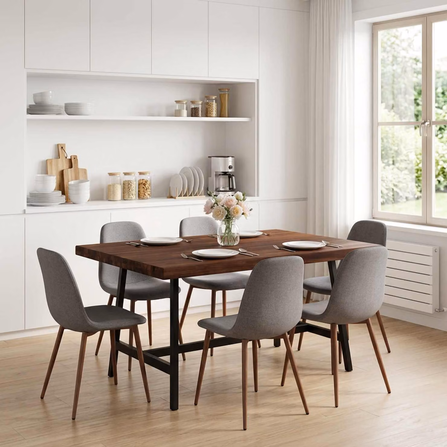 Piano del tavolo rettangolare in legno di acacia vidaXL, colore marrone, L 90 cm x P 70 cm x H 3 cm