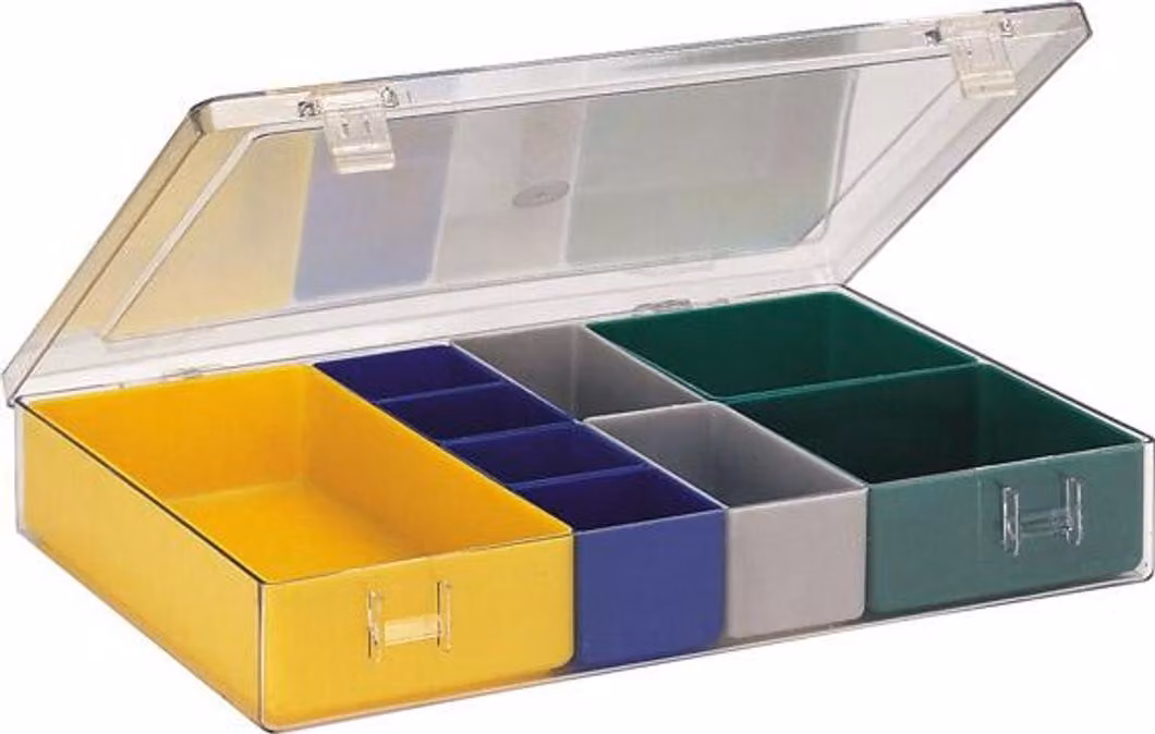 Scatola d'assortimento con coperchio 307x225x50 mm tipo 4.09