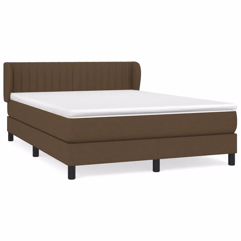 Letto Ibrido con Giroletto a Molle e Materasso vidaXL, Marrone e Bianco, L/P/H: 203 x 147 x 88 cm – 2