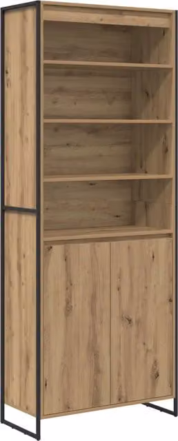 Credenza | Armadi alti Rovere Artigianale 79 x 36 x 200 cm