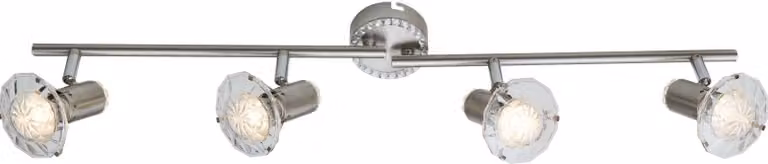 Plafoniera LED per soggiorno lampada da soffitto faretto da soffitto 4 fiamme 57304-4
