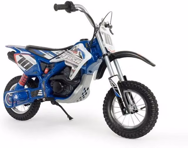 Moto Elettrica per Bambini con Batteria 24V, Ruote Gonfiabili, Freno a Tamburo, Peso Massimo 40kg, Velocita Massima 12km