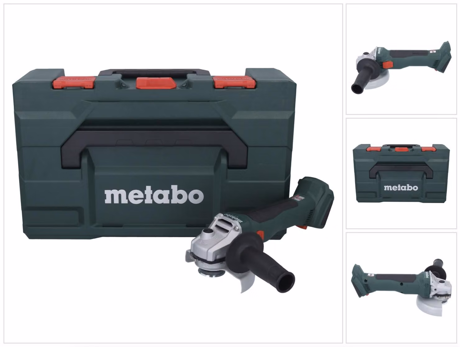 Metabo W 18 L BL 9-125 Akku-Winkelschleifer 18V (Schleifmaschine) 602374840