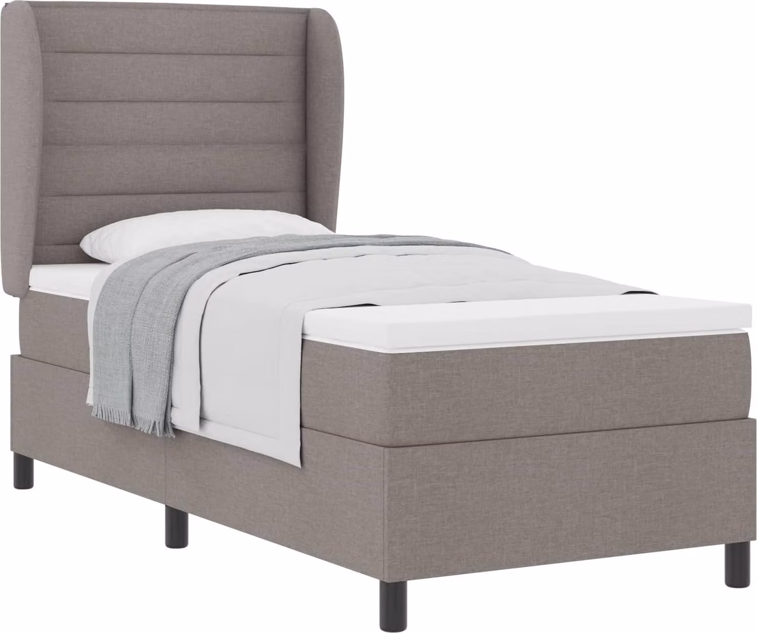 Letto a molle con materasso Talpa 90 x 190 cm Tessuto