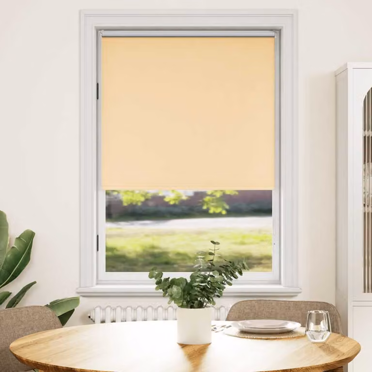 Tenda a rullo oscurante vidaXL in poliestere beige, L: 100 cm, H: 175 cm