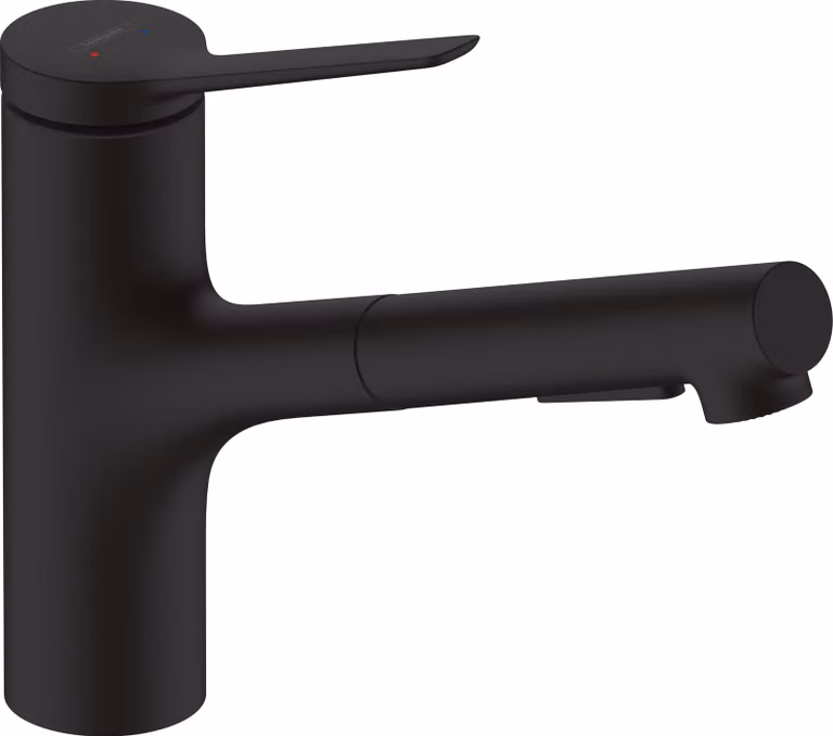 hansgrohe Zesis Mitigeur de cuisine, ComfortZone 150, douchette extractible 2 jets, saillie 219 mm, 74800670, 74800670