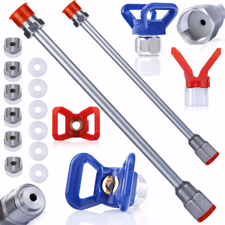 Rosfix Lancia a Spruzzo Set 30 cm + 50 cm – Filettatura 7/8” | Pressione 290 bar | Con Protezione Ugello, Guarnizione e Inserto RAC V