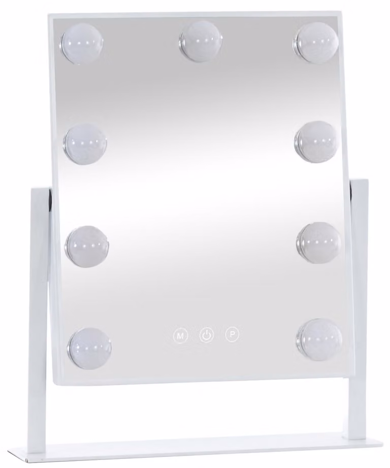 Design-Shop Specchio per il trucco Majuro - Bianco