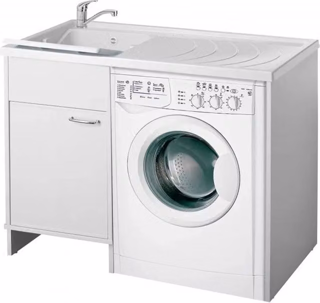 Coprilavatrice 109x60 con lavatoio annesso