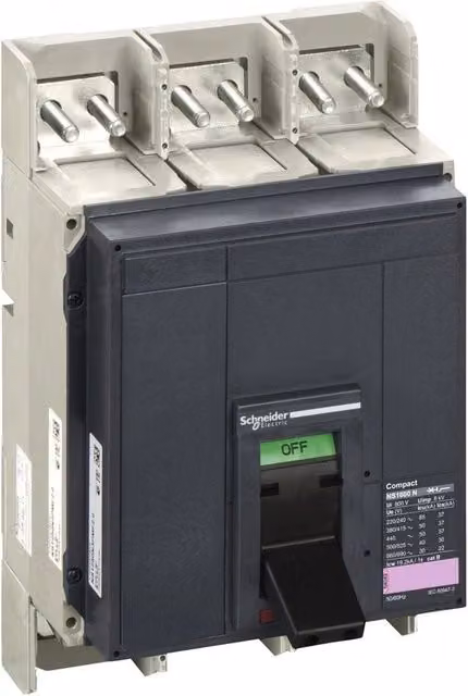 Interruttore Compact NS1600N 1600 A 3 poli fisso S/sganciatore Schneider