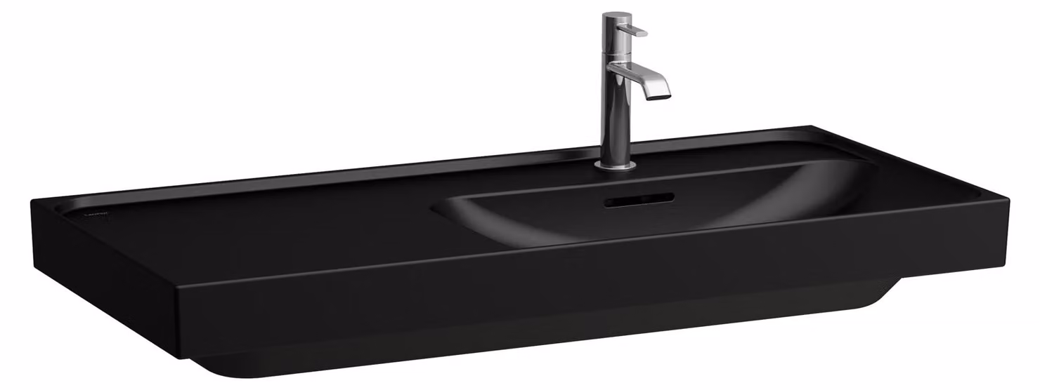 LAUFEN MEDA lavabo, encastrable, tablette à gauche, 1000x460mm, sans trou pour robinet, sans trop-plein, H8171177161121, H8171177161121