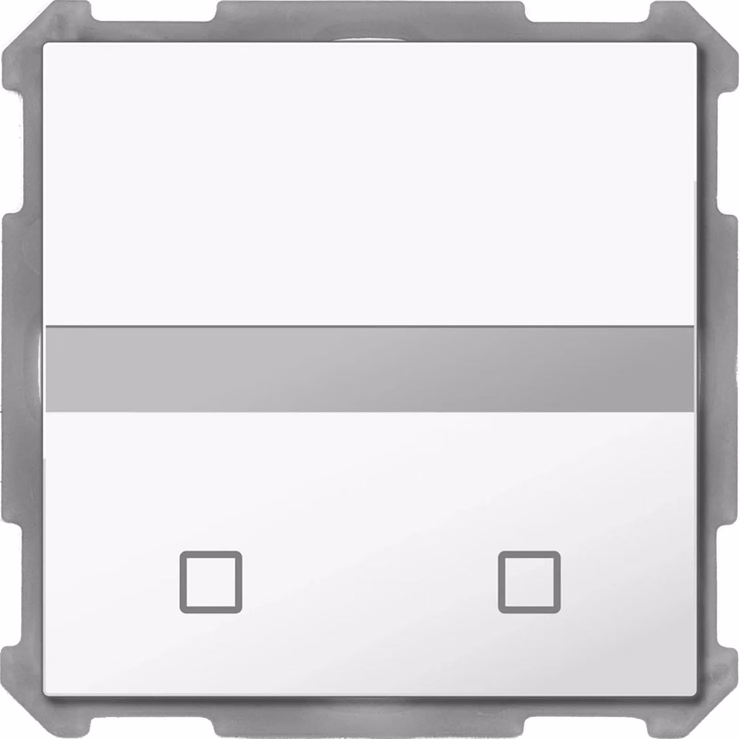 MDT KNX, 63 x 63 mm, rilevatore di movimento, con sensore di temperatura, bianco puro, lucido, 1 pz.
