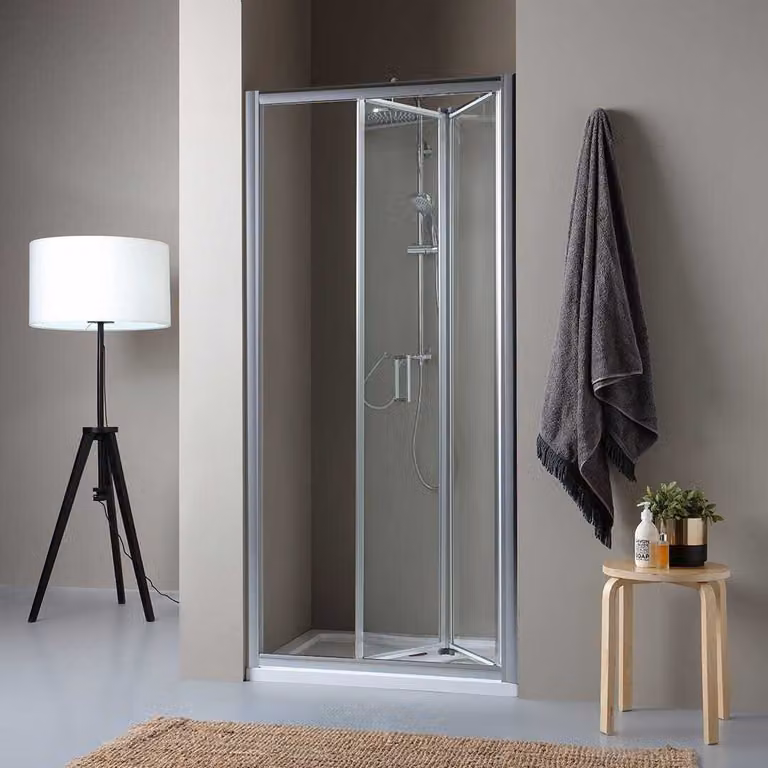 Porta doccia nicchia da 90cm con apertura a libro | Soffio