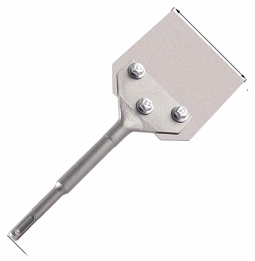 Punta da cemento, struttura in acciaio resistente, compatibile con martello perforatore SDS Plus, 4x10 pollici FS21410