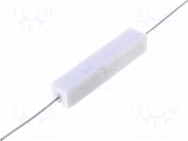 10 resistenze: resistenze a filo, montaggio su circuito stampato, 10W, 5% di tolleranza, modello PRW0AWJP152B00. Resistenze da 10W, tipo cementizio, valore di 1,5 kΩ
