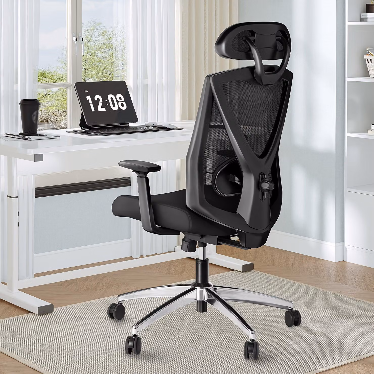 Sedia ergonomica da ufficio - Sedia per ufficio - Sedia da gaming - Sedia da lavoro - Sedia girevole - Regolabile in altezza