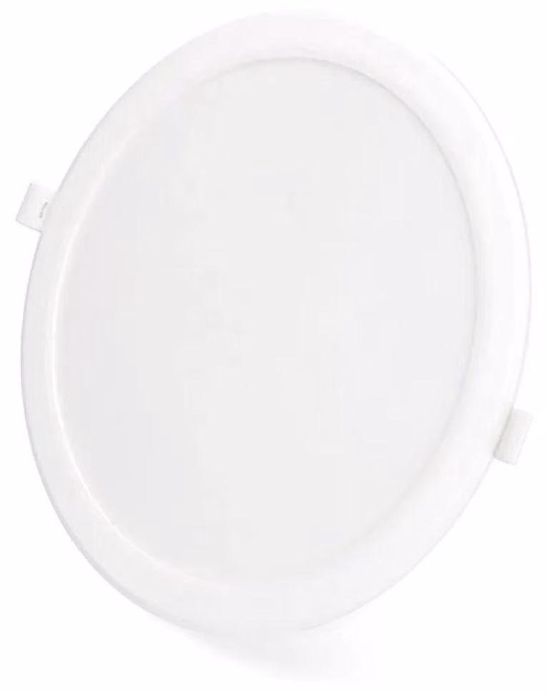 Downlight LED da incasso rotondo 18 W, 3 CCT, 1820 lm, cornice bianca - Edm
