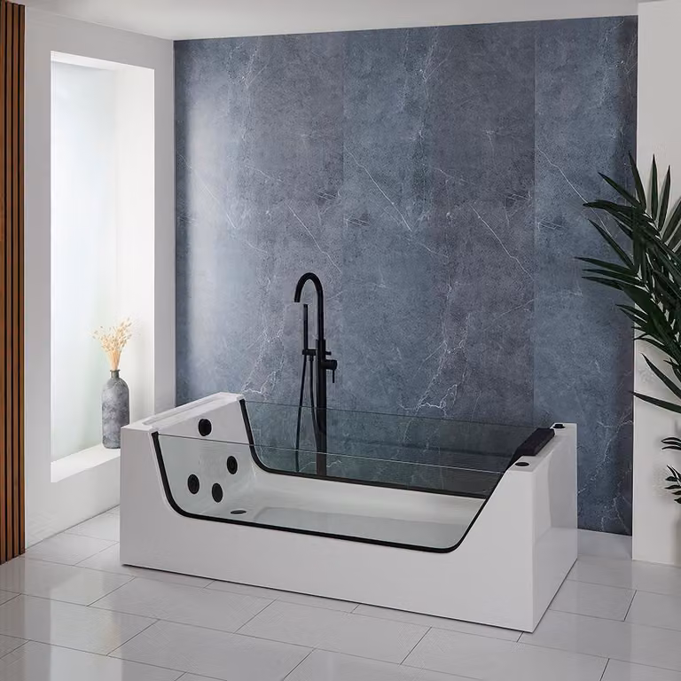 Vasca Idromassaggio Estremità Singola 1800x800mm – Nera – Breeze